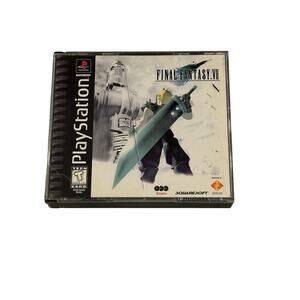 Final Fantasy VII (PlayStation 1, 1997) USED Complete w/ 3 game discs and Case